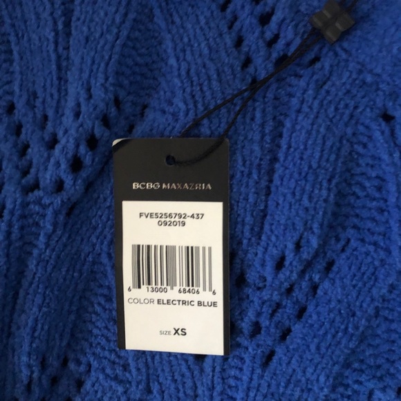 BCBG Max Azria Women’s Chenille Pointelle Sweater - Picture 3 of 5